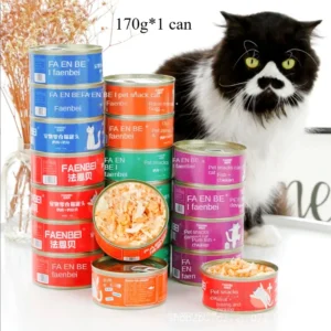 Canned Cat White Meat Snack Wet Food 170g