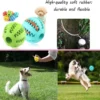 Interactive Rubber Dog Toy Ball Chewing Tooth Cleaning and Treat Feeder - Image 3