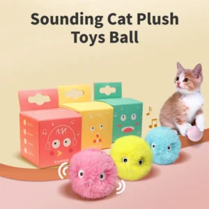 Smart interactive catnip training ball for kittens and cats