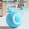 USB Charging Electric Rotating Jumping Ball Pet Toy for Cats and Dogs - Image 4
