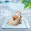 Summer Pet Ice Pad Gel Cooling Dog House Cat House Mat Washable Cool Breathable Anti-scratch Bite Non-slip Pet Mattress 2025 - Image 2